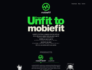 mobiefit.com screenshot