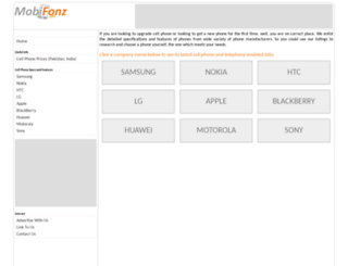 mobifonz.com screenshot