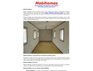 mobihomes.co.za screenshot