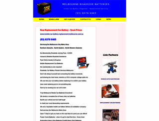 mobile-car-battery-replacement-melbourne.com.au screenshot