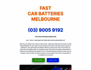mobile-car-battery-service.net.au screenshot