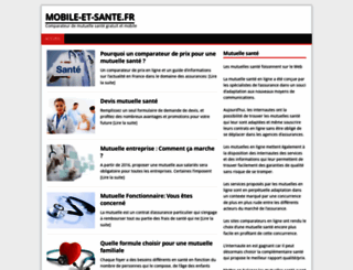 mobile-et-sante.fr screenshot