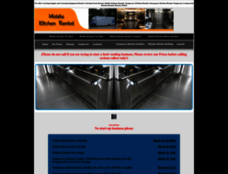 mobile-kitchen-rental.com screenshot