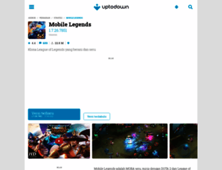 mobile-legends.id.uptodown.com screenshot