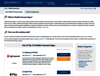 mobile-payment.financesonline.com screenshot