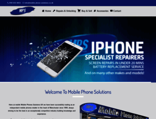 mobile-phone-solutions.co.uk screenshot