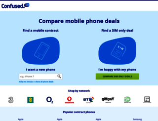 mobile-phones.confused.com screenshot