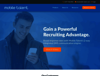 mobile-talent.com screenshot