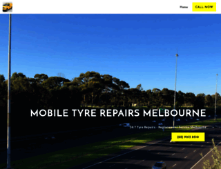 mobile-tyre-repairs-melbourne.com.au screenshot
