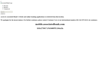 mobile.associatedbank.com screenshot