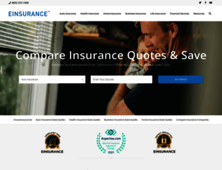 mobile.einsurance.com screenshot