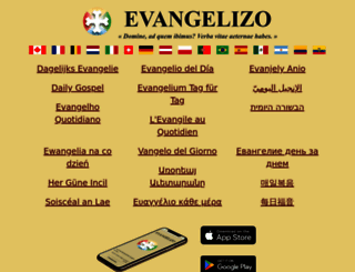 mobile.evangelizo.org screenshot