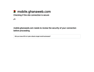 mobile.ghanaweb.com screenshot