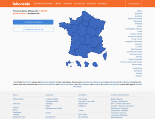 mobile.leboncoin.fr screenshot