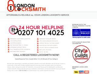 mobile.london247locksmith.com screenshot
