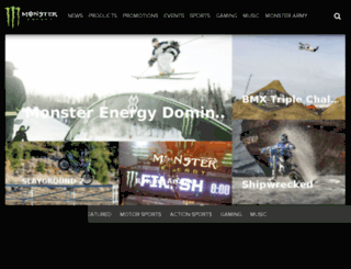 mobile.monsterenergy.com screenshot