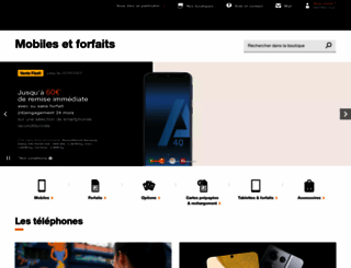 mobile.orange.fr screenshot