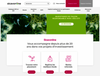 mobile.sicavonline.fr screenshot