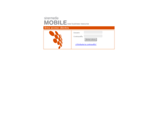 mobile.sinermedia.com screenshot