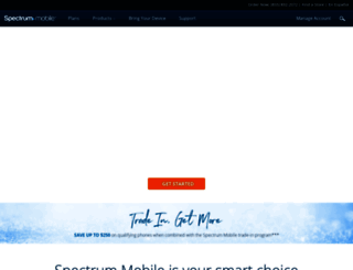 mobile.spectrum.com screenshot