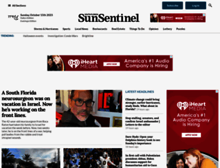 mobile.sun-sentinel.com screenshot