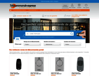 mobile.telecommande-express.com screenshot