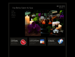 mobile.viabellasalon.com screenshot