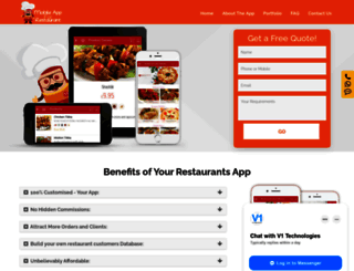 mobileappformyrestaurant.com screenshot