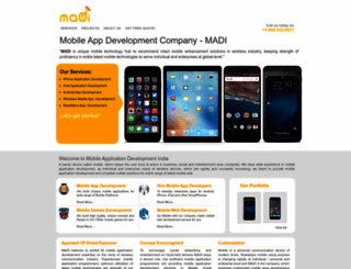 mobileapplicationdevelopmentindia.com screenshot
