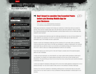 mobileappsbox.wordpress.com screenshot