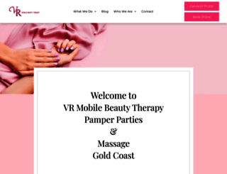 mobilebeautytherapy.com.au screenshot