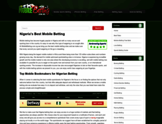 mobilebetting.com.ng screenshot