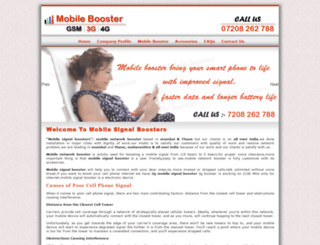 mobilebooster.co.in screenshot