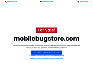 mobilebugstore.com screenshot