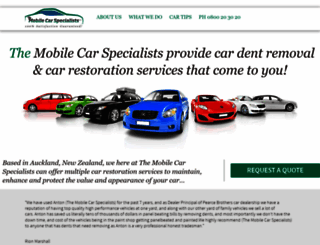 mobilecarspecialists.com screenshot
