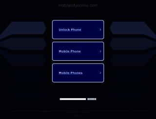 mobilecityonline.com screenshot