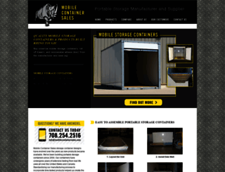 mobilecontainersales.com screenshot