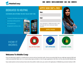 mobilecrazy.co.uk screenshot