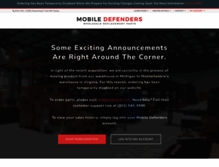 mobiledefenders.com screenshot