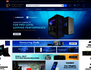 mobiledev.canadacomputers.com screenshot