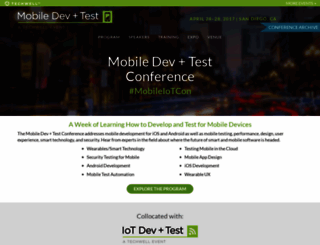 mobiledevtest.techwell.com screenshot