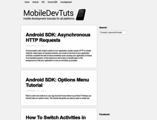 mobiledevtuts.com screenshot