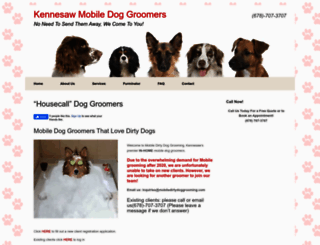 mobiledirtydoggrooming.com screenshot
