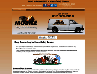 mobiledoggroomingandtraining.com screenshot