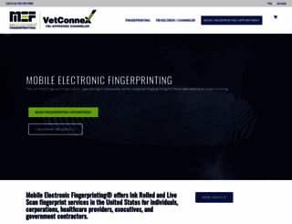 mobileelectronicfingerprinting.com screenshot