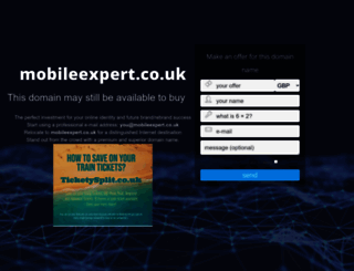 mobileexpert.co.uk screenshot