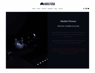 mobilefitness.co.nz screenshot