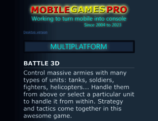 mobilegamespro.com screenshot