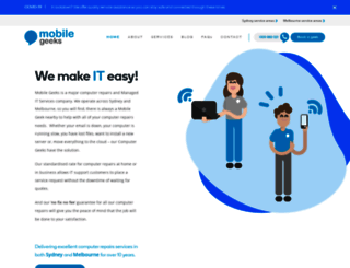 mobilegeeks.com.au screenshot