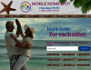 mobilehomespot.com screenshot